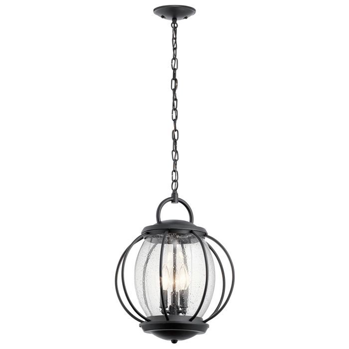 Lumley Modern Triple Bulb Orb Hanging Chain Lantern
