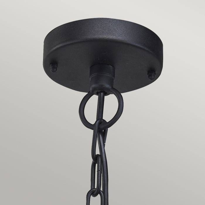 "Lyngen" Single Bulb Contemporary Hanging Chain Lantern Ceiling Mount