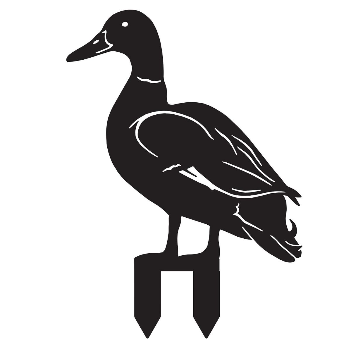 Mallard Drake Silhouette in a Black Finish