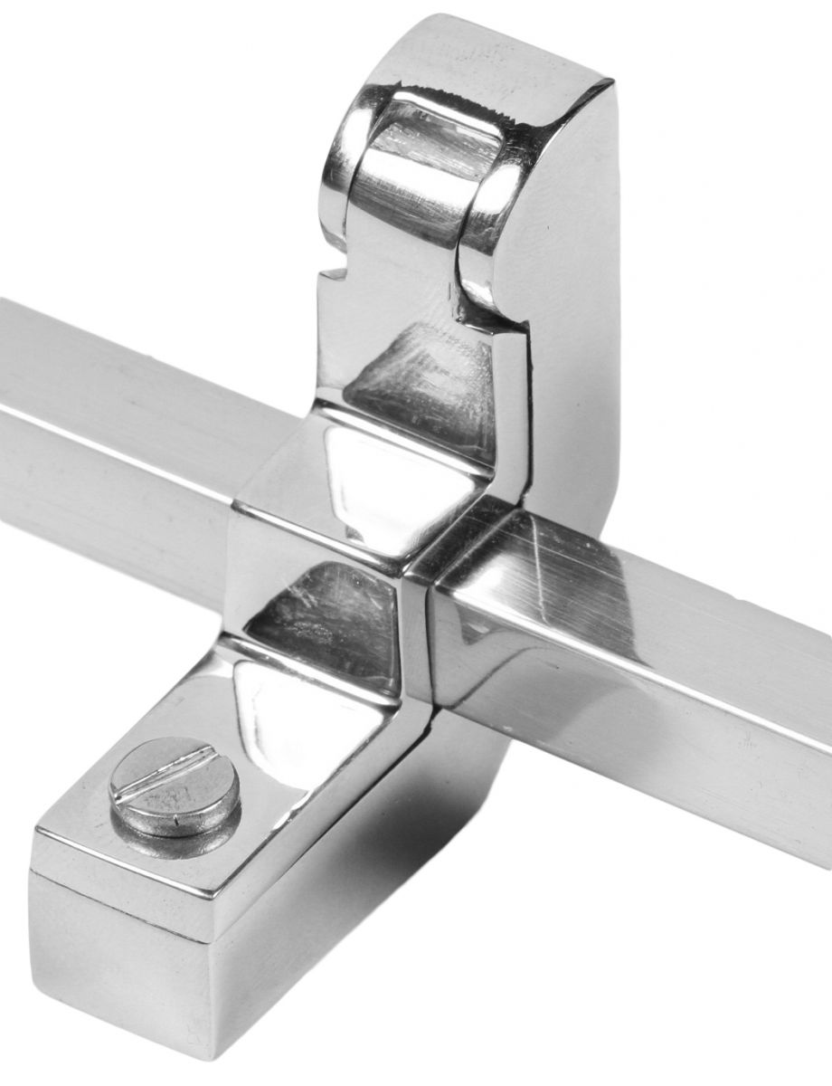 Manhattan Bright Chrome square stair rod - 12mm
