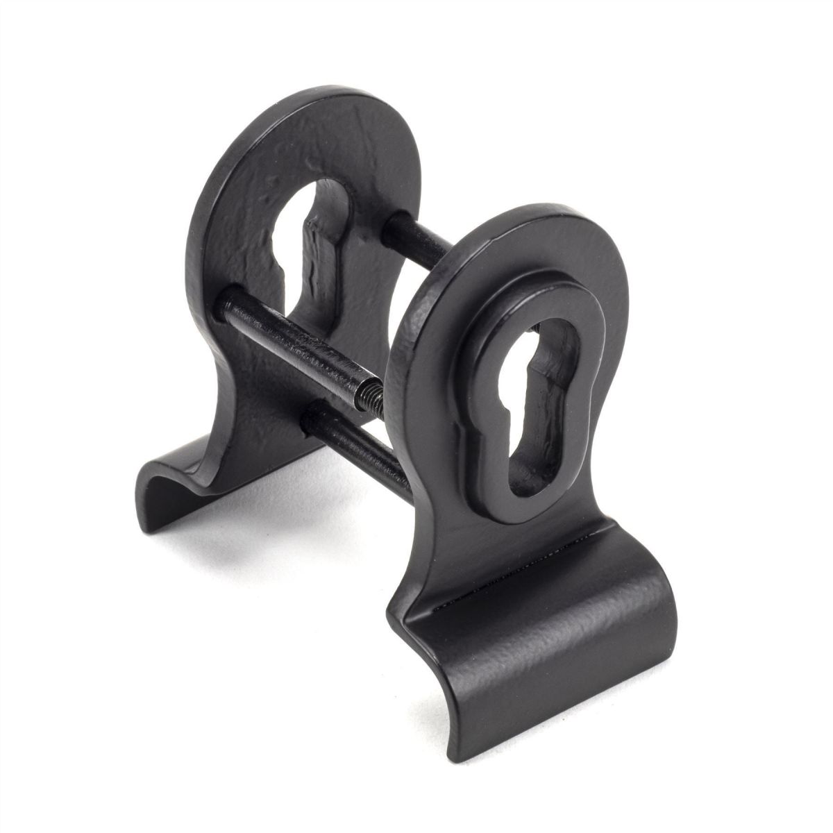 Matte Black Back-To-Back Euro Door Pull