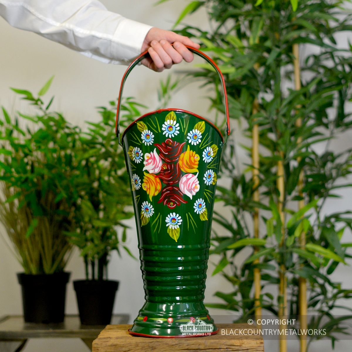 “Daintree” Narrowboat Coal Hod or Umbrella Stand to Scale