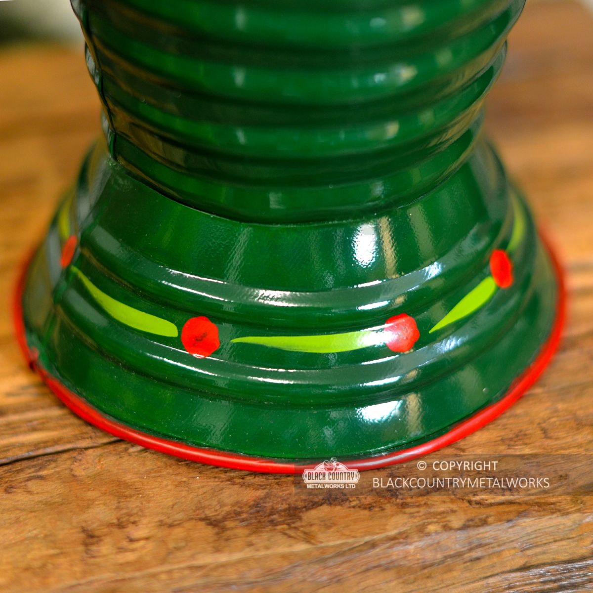 Close-up of the Base on the Coal Hod and Umbrella Stand