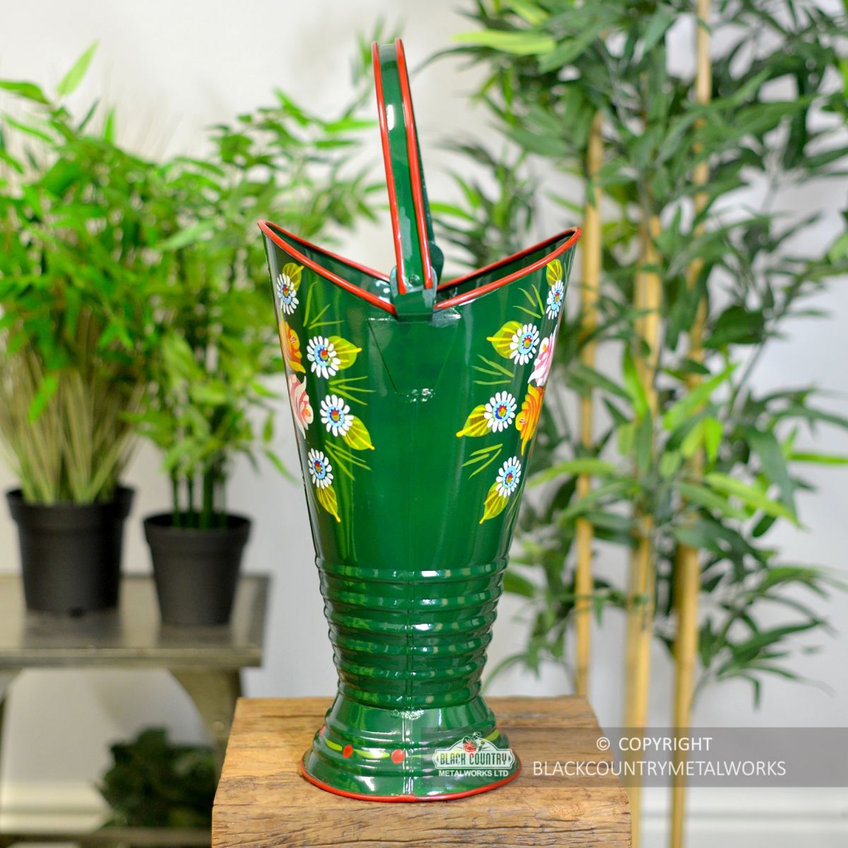“Daintree” Coal Hod or Umbrella Stand From the Side