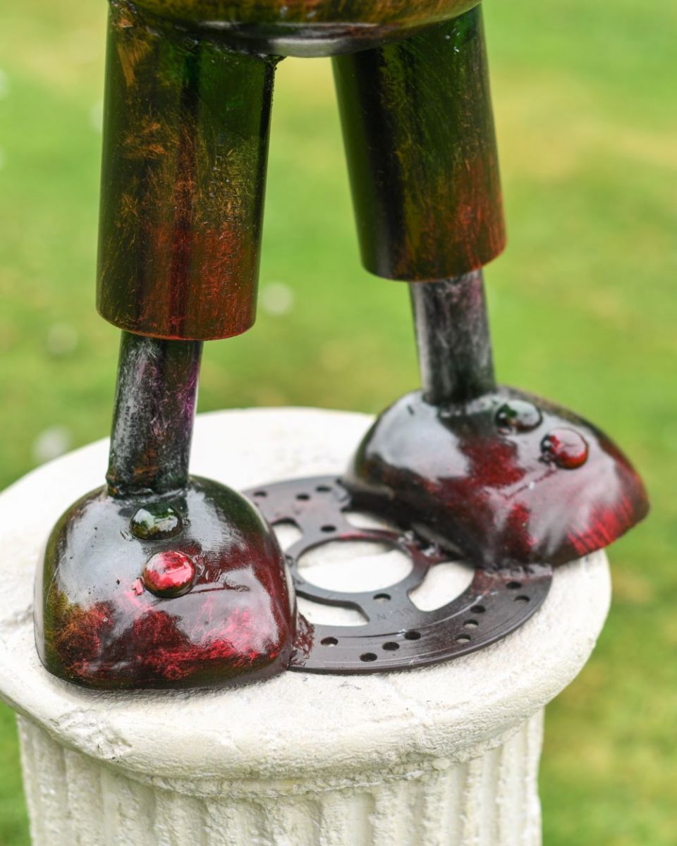 Close up of Mechanic Robot Feet