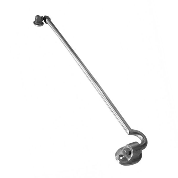 Satin Chrome Silent Type Heavy Cabin Hooks