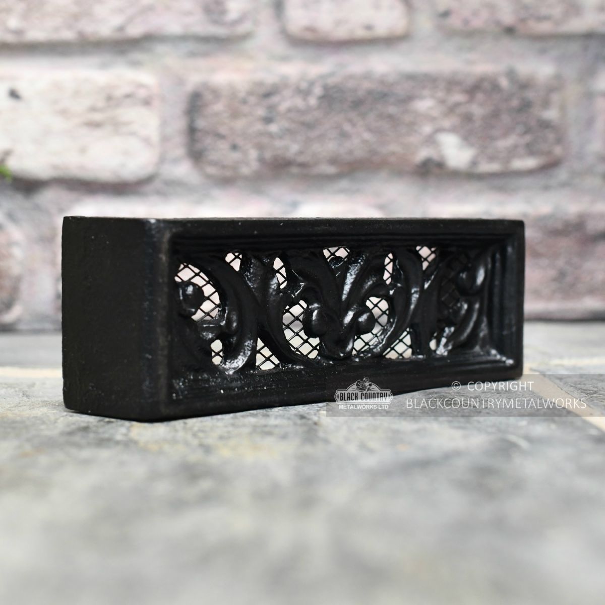 9" x 3" air brick ornate design