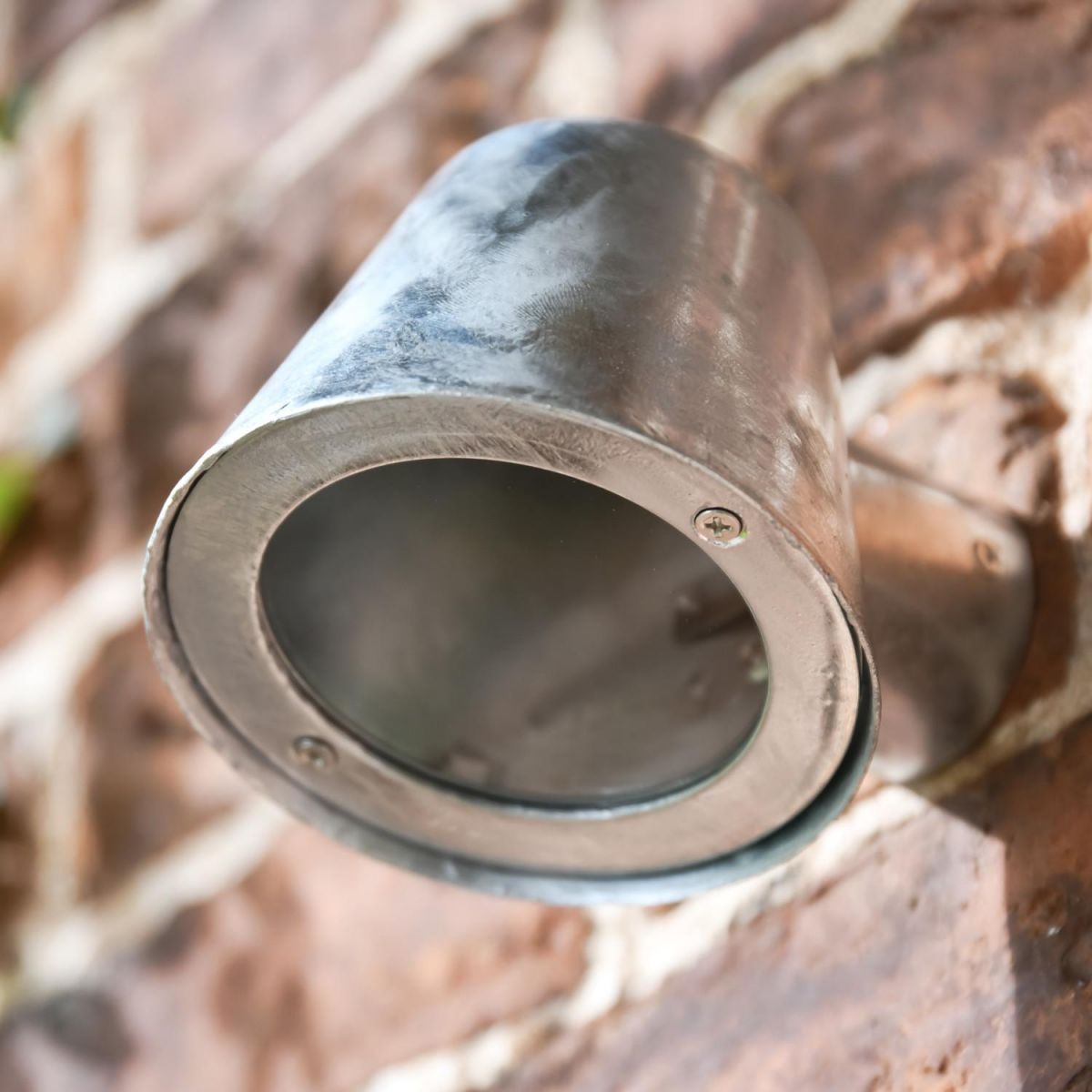 Close-Up of Perspex for Galvanised Steel Wall Light