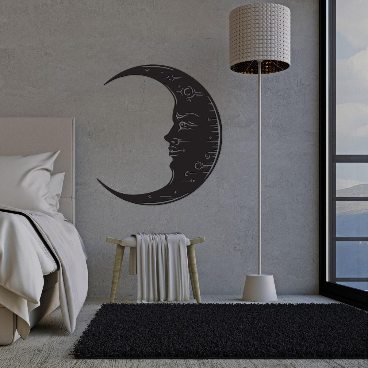 Black Moon Wall Art 