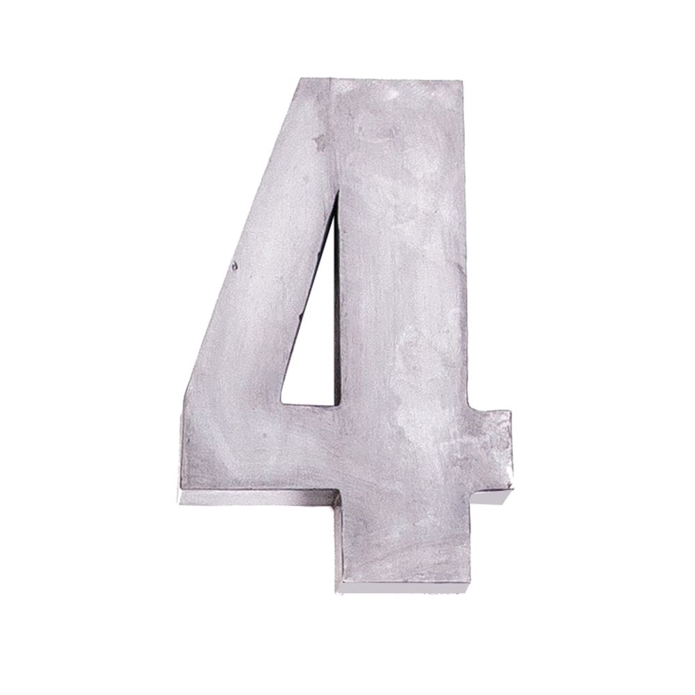 Fabricated 12" Steel Number 4