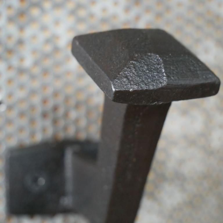 Iron Nail Wall Hook Close Up