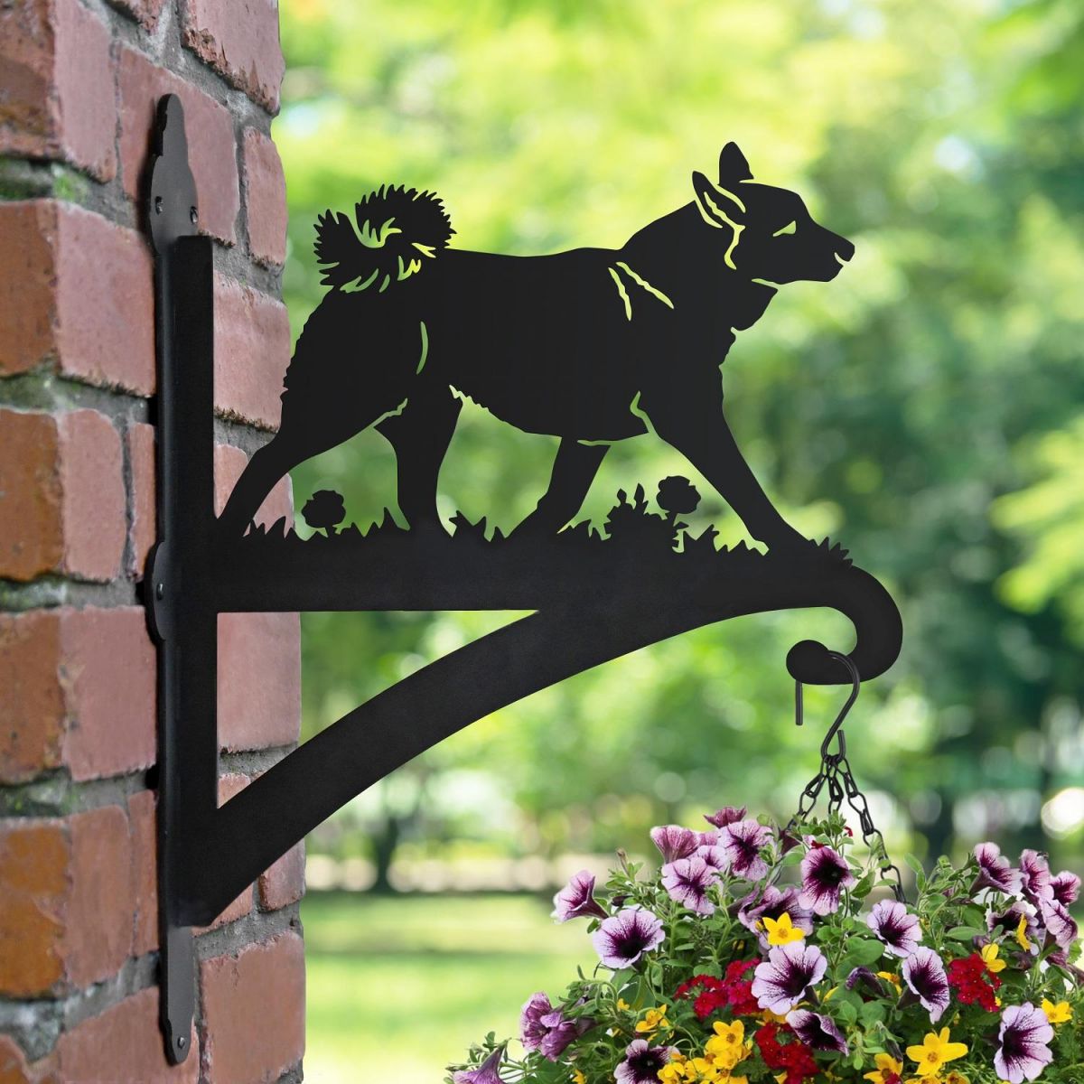 Norwegian Budhund Hanging Basket Bracket 