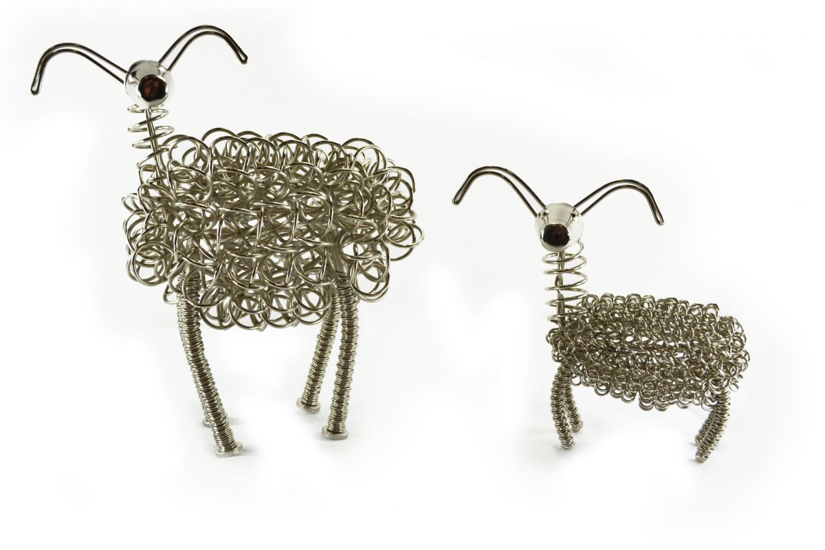 Farmyard animal sculptures