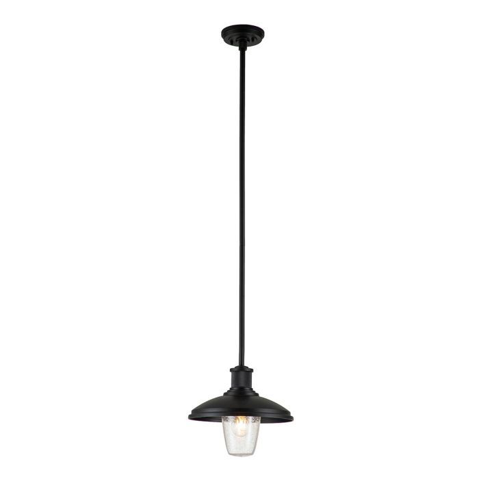 Wide Shot of Pendant Light With Light On