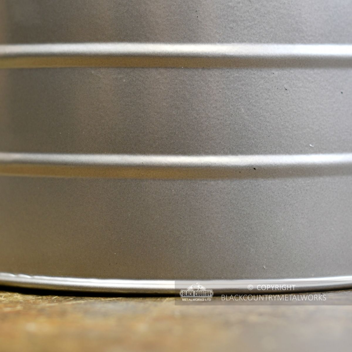 Close-up of the Pewter Finish