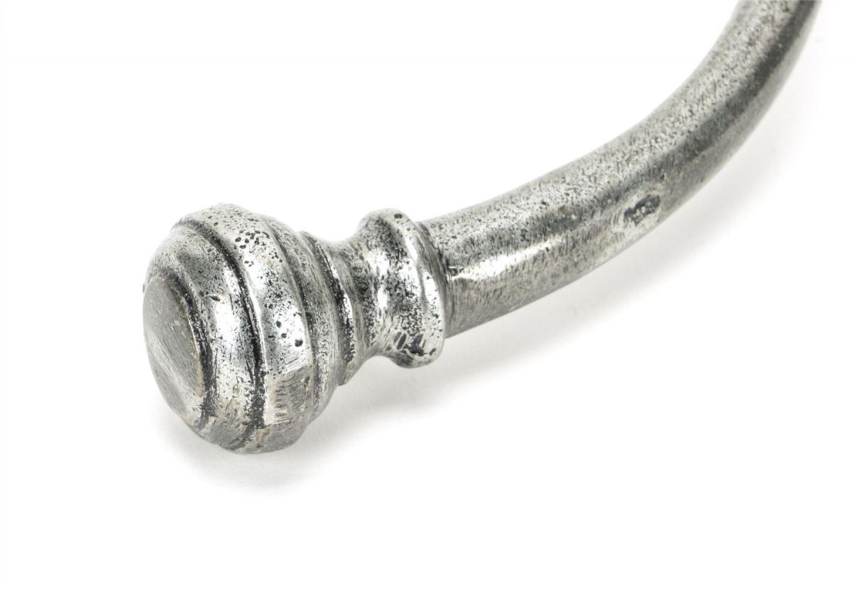 Pewter Wall Mounted Coat Hook Close-Up