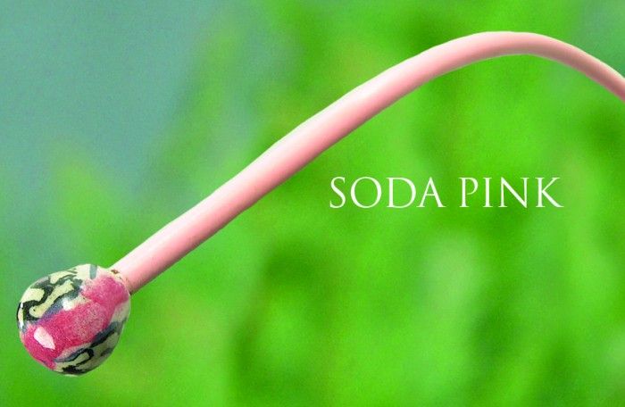  Plant Support - Pink Soda Swivel Sticks