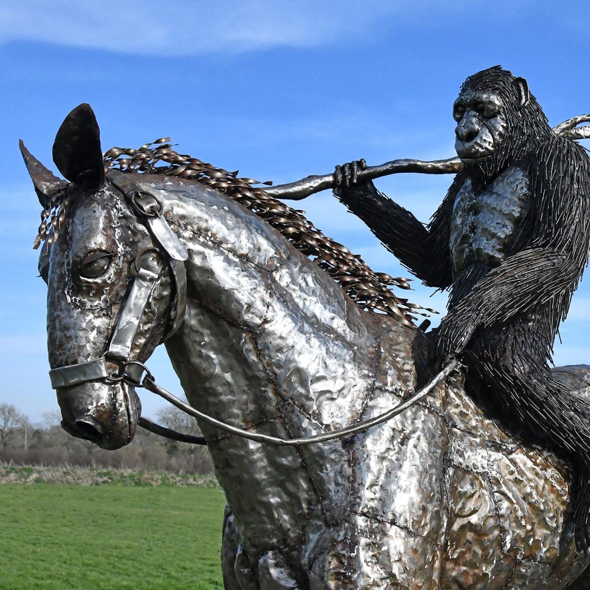 "Caesar" From Planet of the Apes Riding Horse 