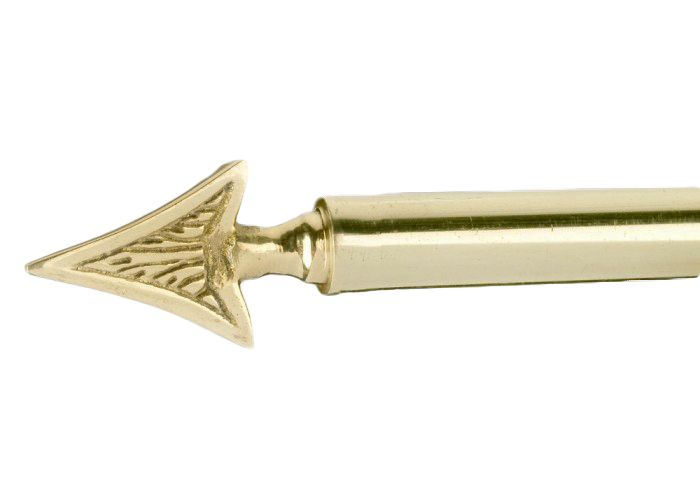 Belling Court Designer Stair Rods With Arrow Finials - 12mm
