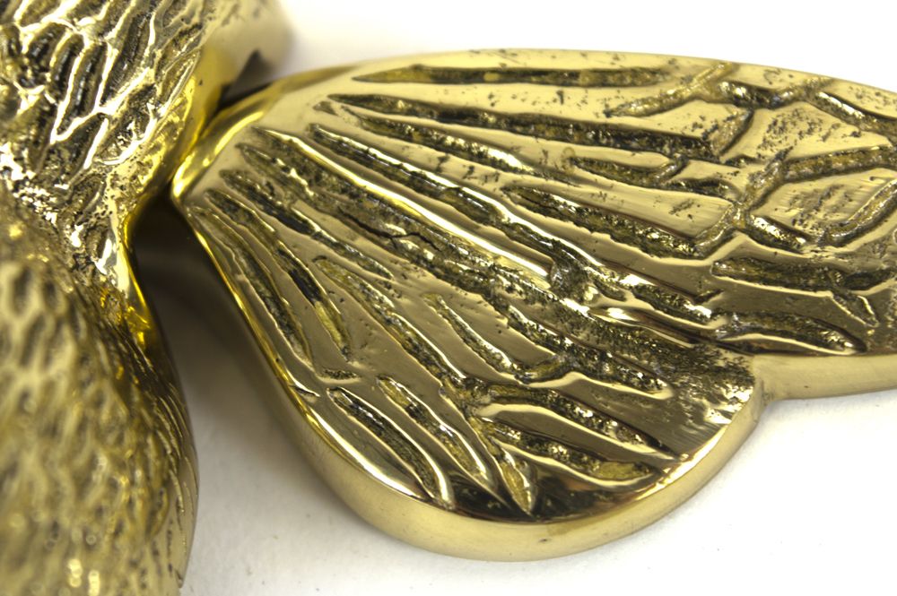 Polished Brass Bumblebee Door Knocker