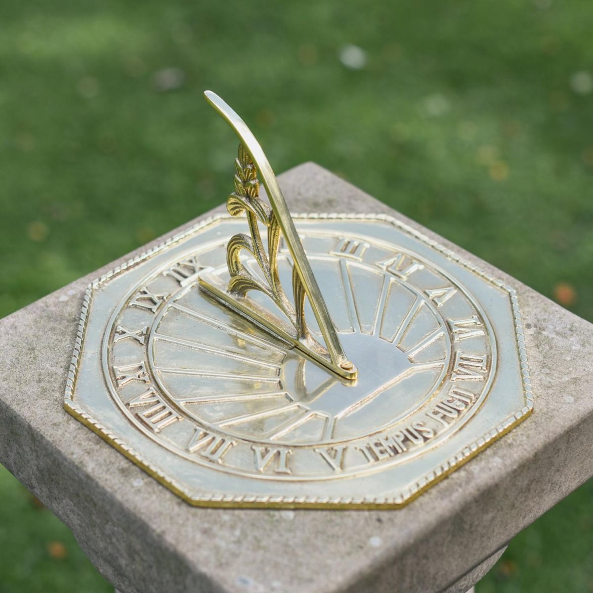 Polished Brass "Copernicus" Sundial - 250mm