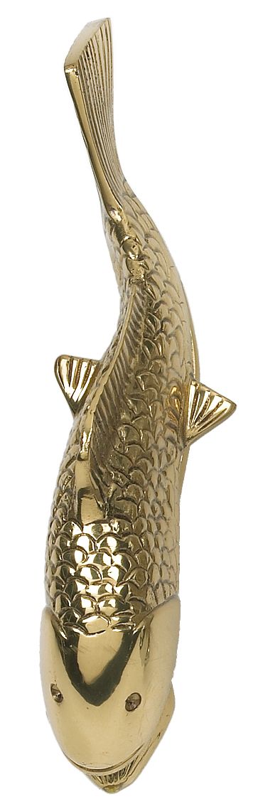 Polished Brass Fish Door Knocker