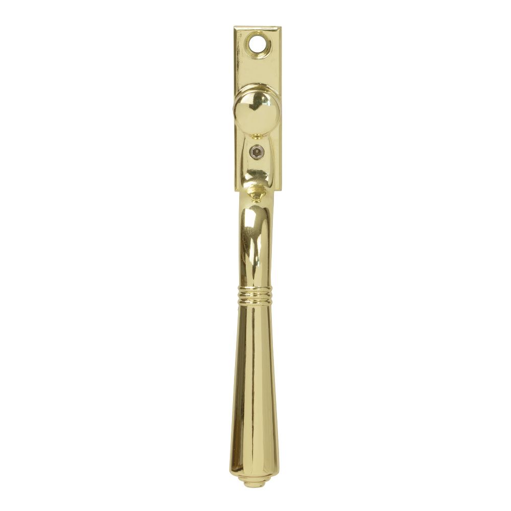 Regency Polished Brass Teardrop Espagnolette Window Fastener