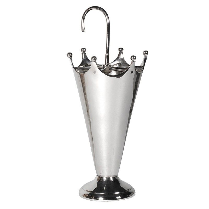 Polished Nickel Umbrella Stand