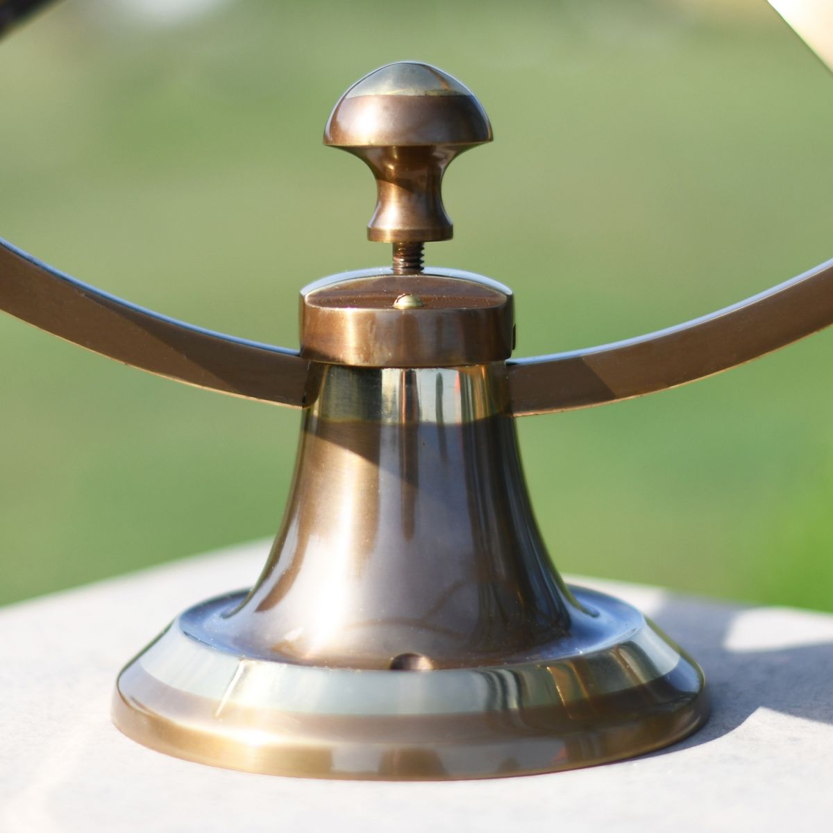 Close-up of the Base on the Armillary