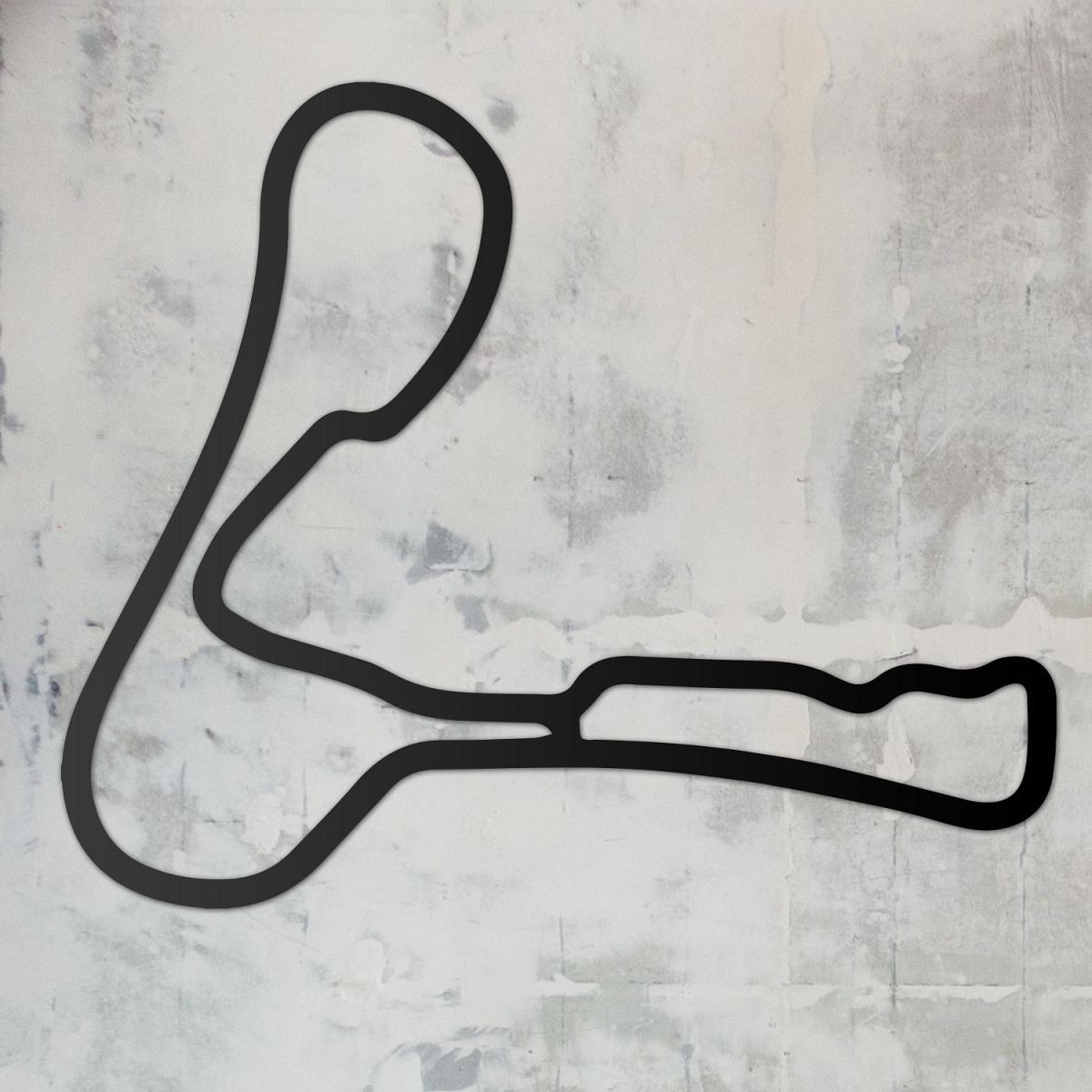 Cadwell Motor Circuit Wall Art in Situ 
