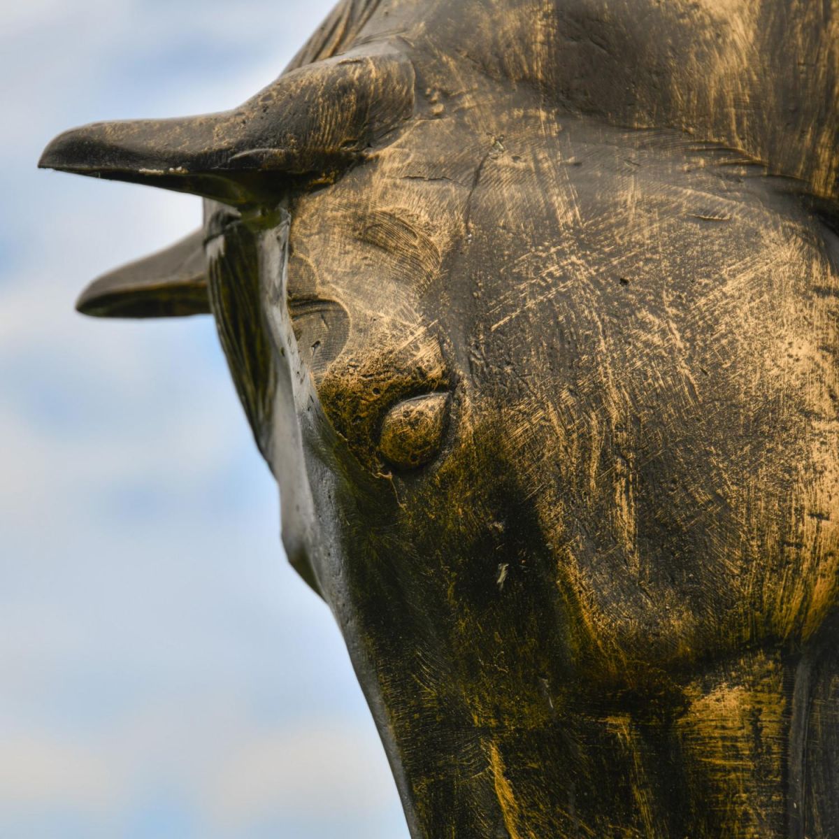 Close-Up of Brushed Gold Finish
