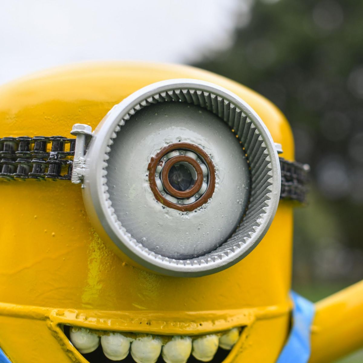 Close-Up of Recycled Metal Materials