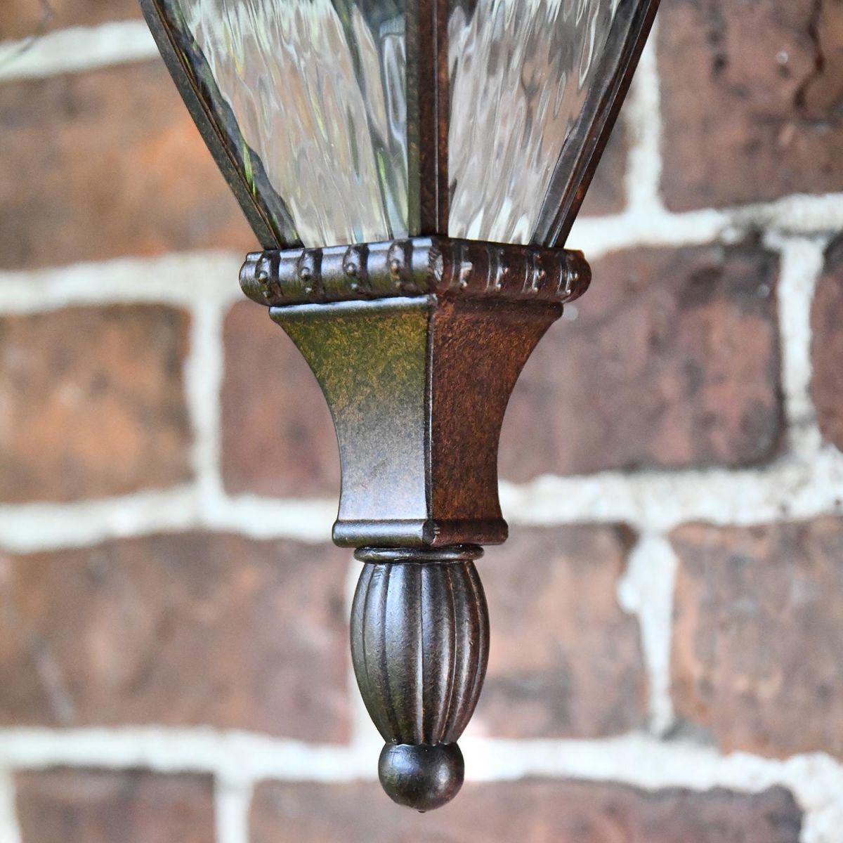Bottom Finial on the Wall Lantern