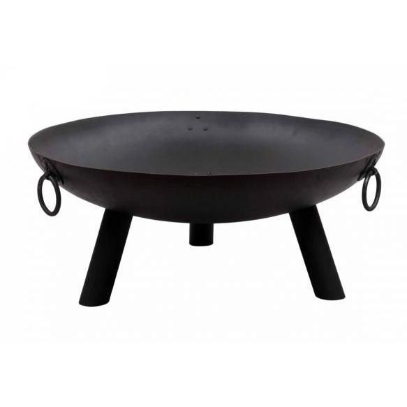Round Steel Fire Bowl with Stand