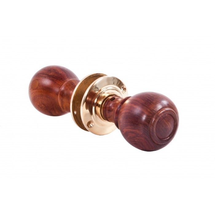 Hardwood Round Wooden Door Knobs