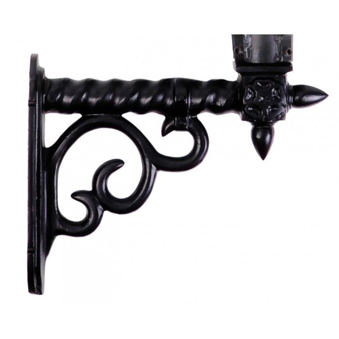Ornate Wall Bracket Finished in Black