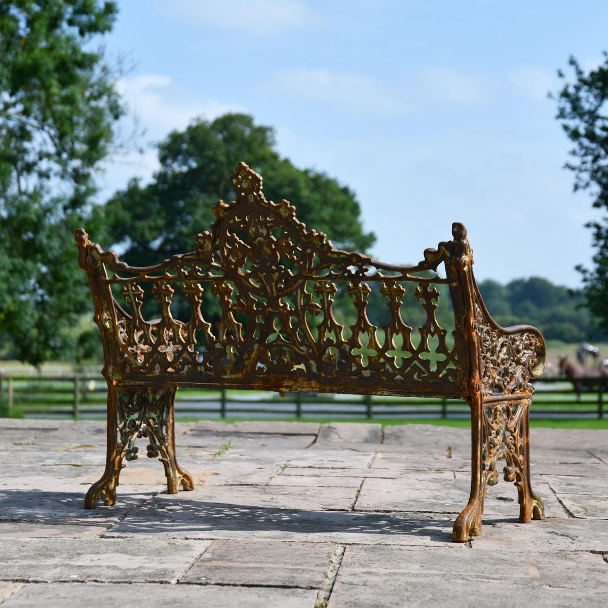 View of the Back of the Bench