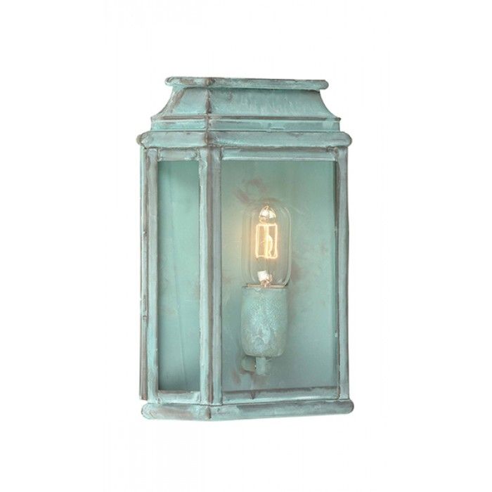 Traditional Porch Lantern Finished in Verdigris