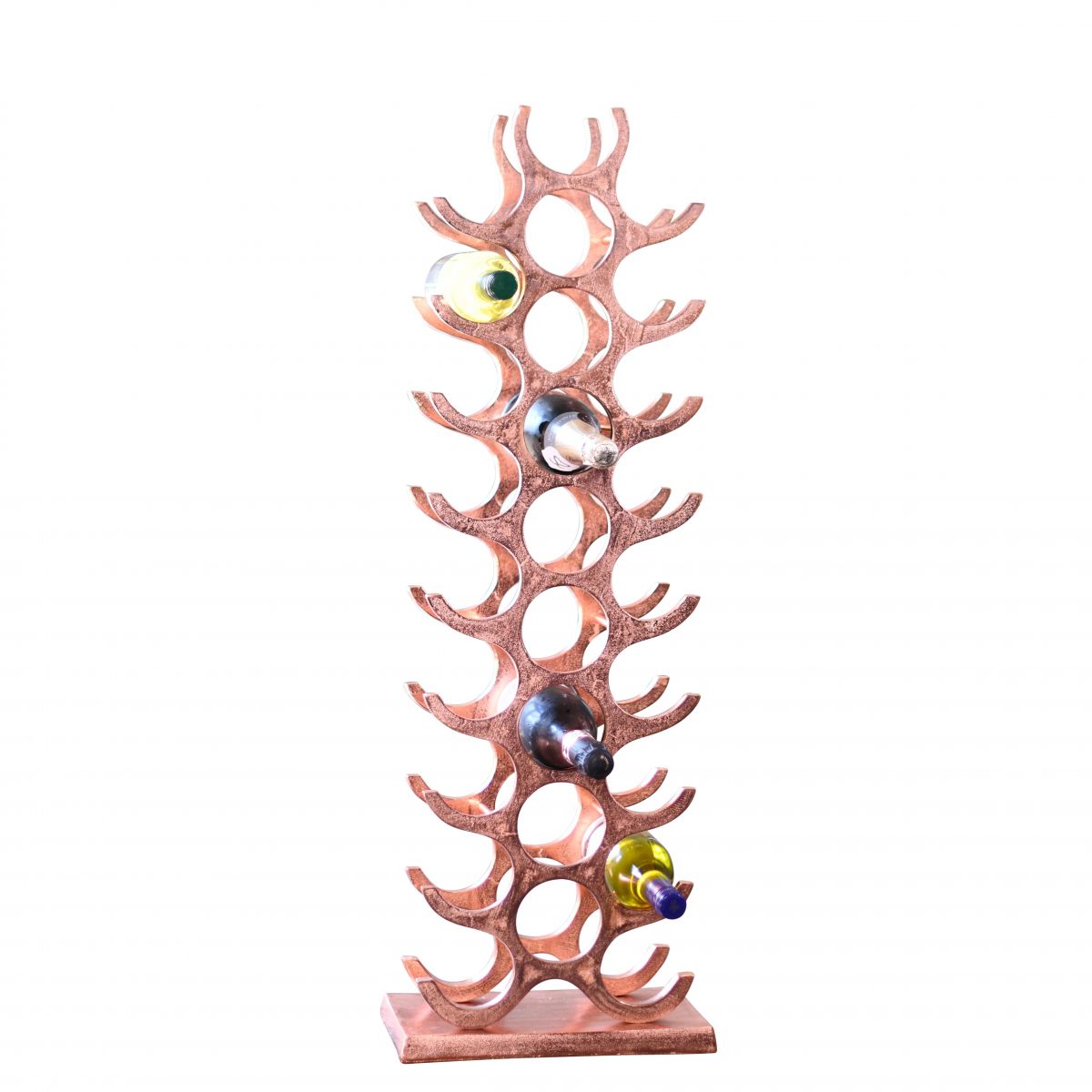 Copper "Tuscany" 27 Bottle Wine Rack 
