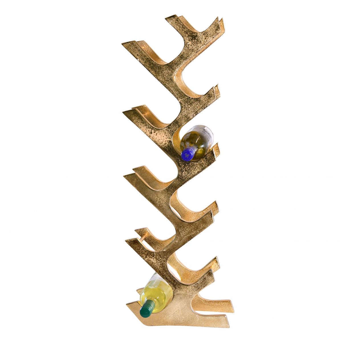 Gold "Art Deco" Wine Rack 