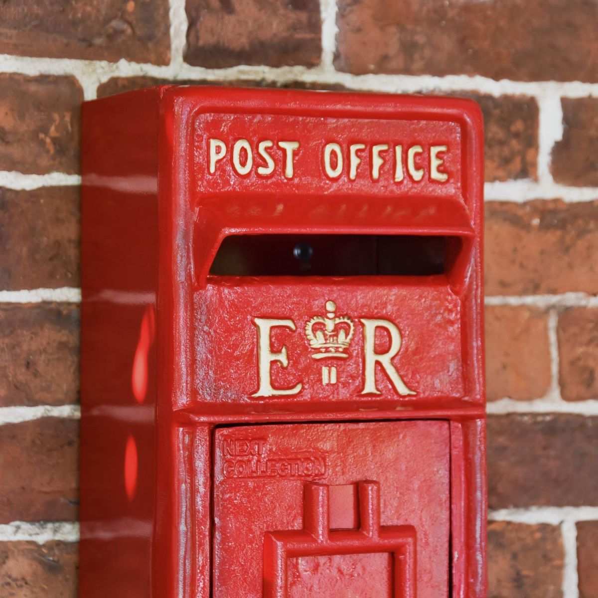 Close up of Hand Painted Post Box 
