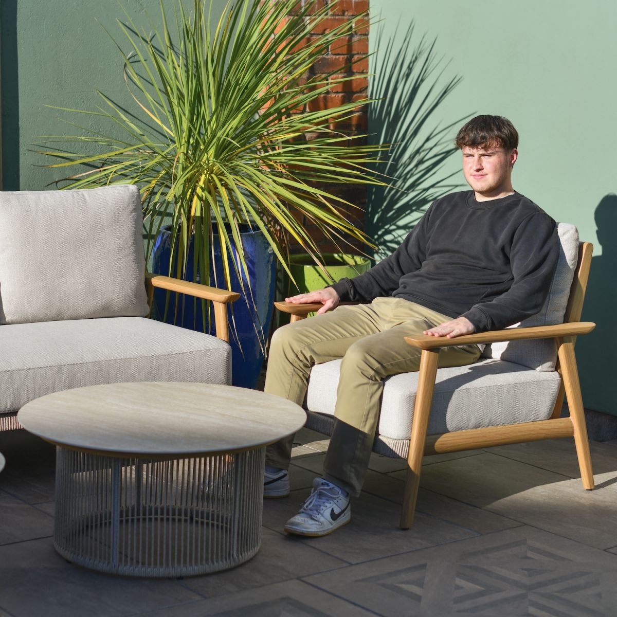 Scale image of "The Sorrento" Five Seater Garden Lounge Furniture Set Scale image of "The Sorrento" Five Seater Garden Lounge Furniture Set