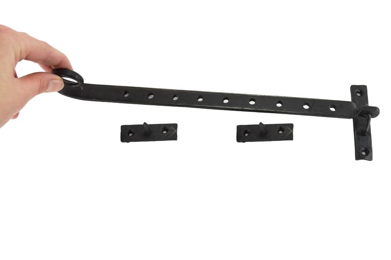wrought iron beeswax window stay