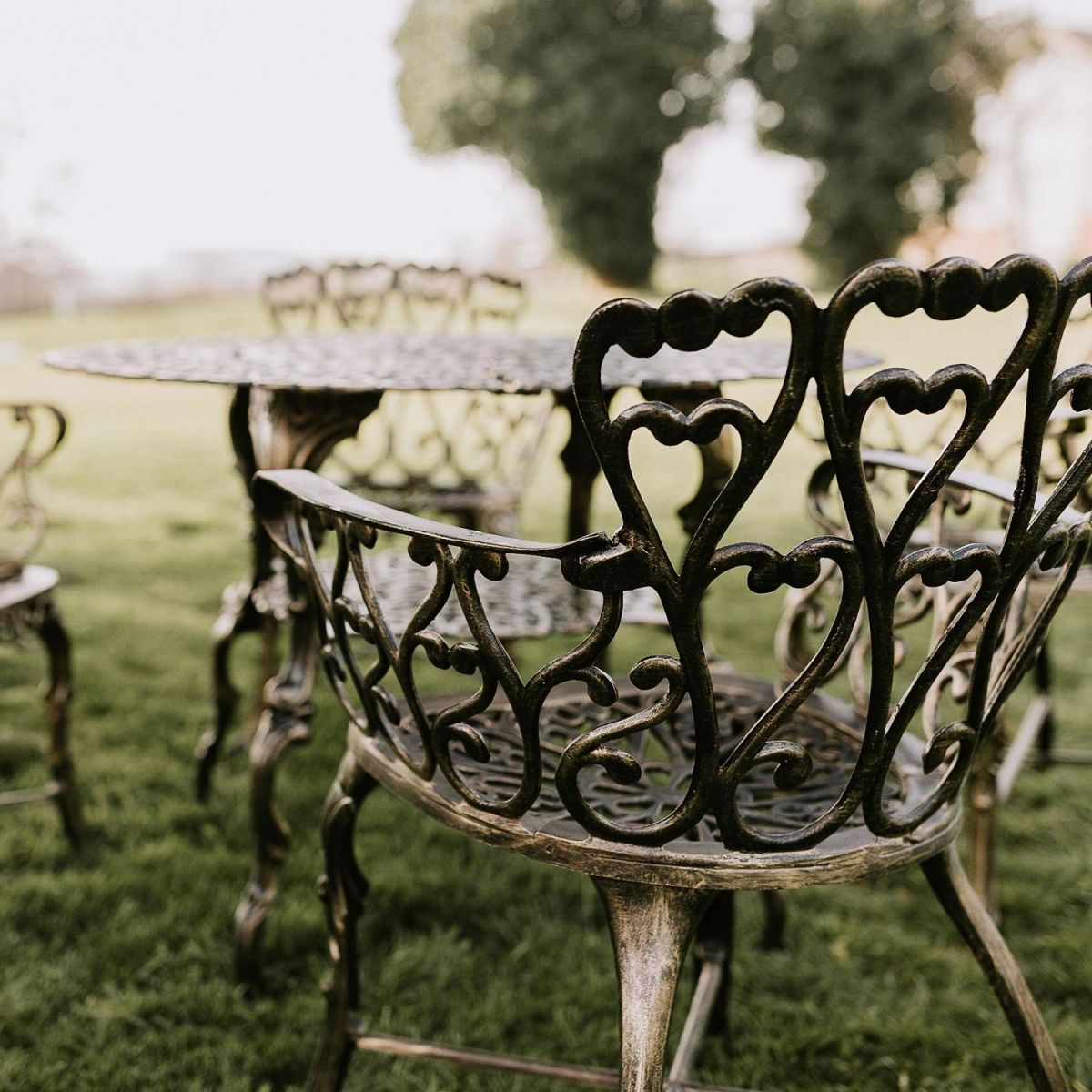 Rear of Heart Chair 