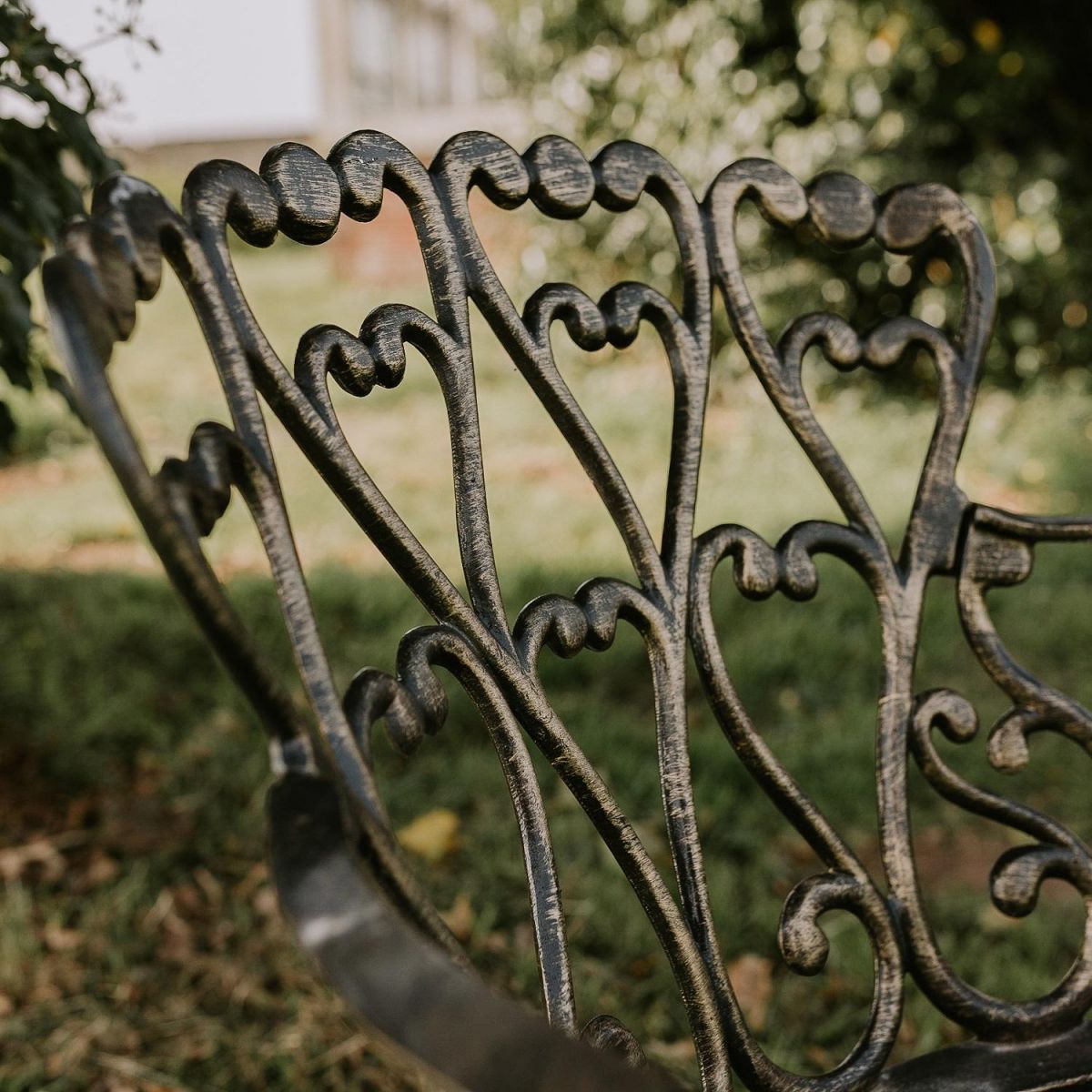 Close up of Heart Chair Backrest 