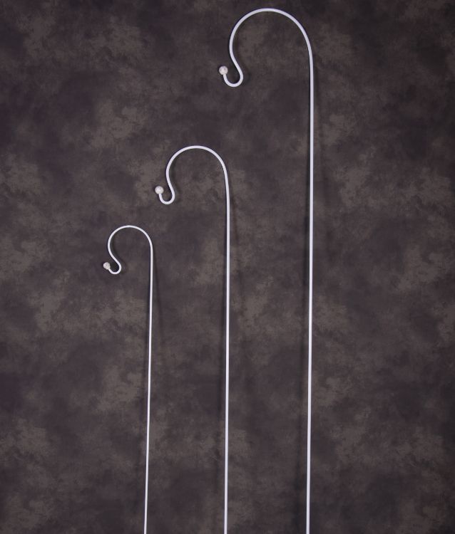 Lantern Support - White Shepherds Crooks