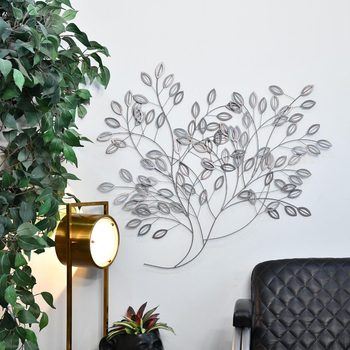 Silver Bush Wall Art in Use in the Home
