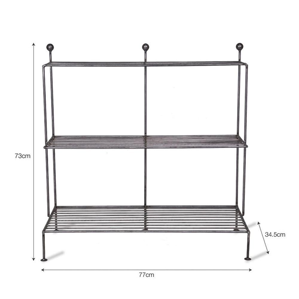 Simplistic Steel Plant Shelving Stand Dimensions