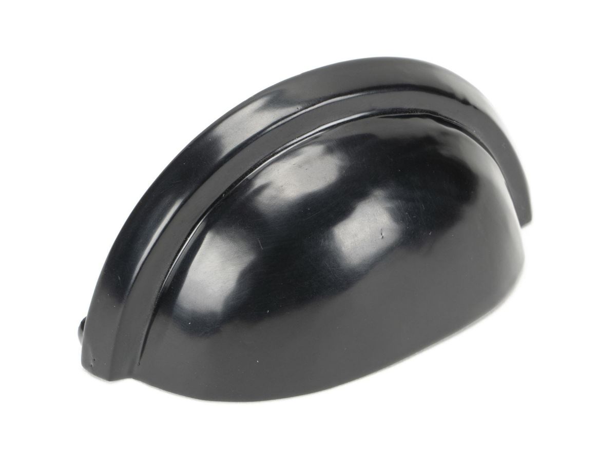 Sleek Black Concealed Drawer Pull