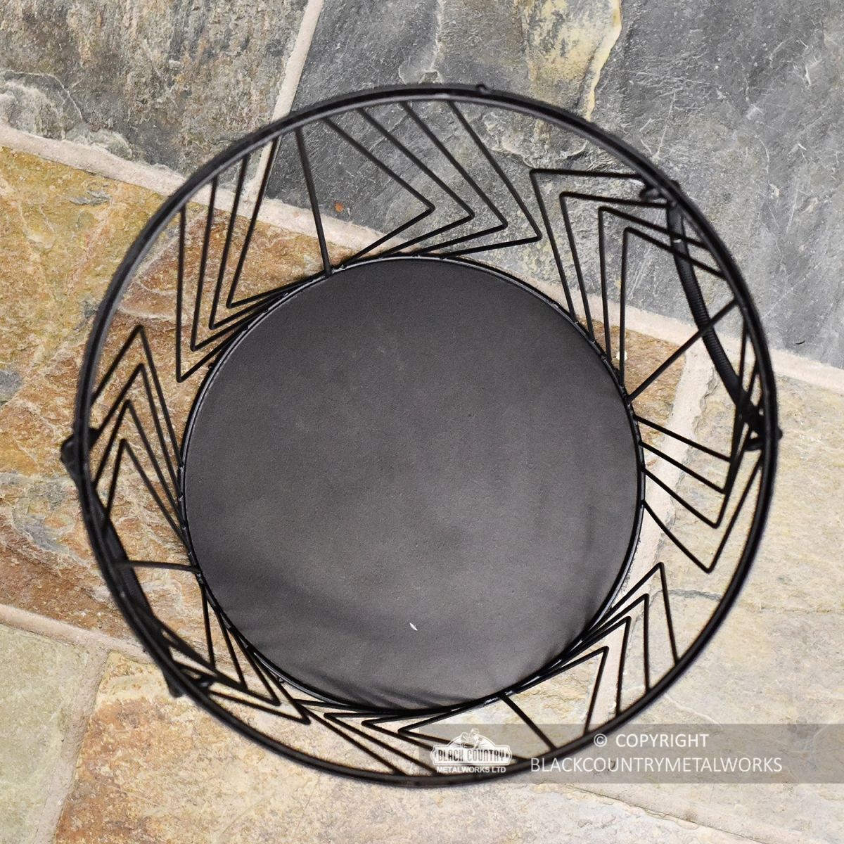 Top View of the Log Basket